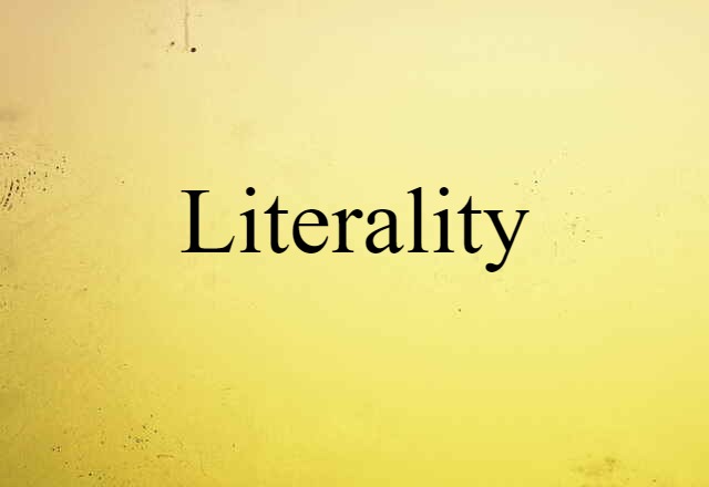 literality