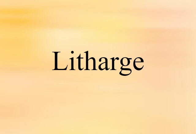 litharge