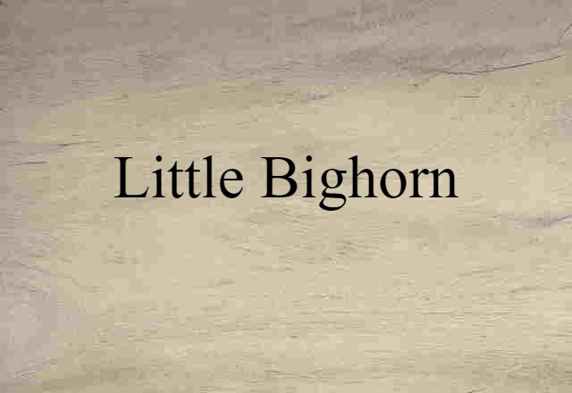 Little Bighorn