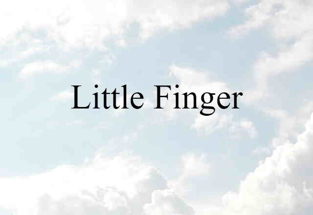 little finger