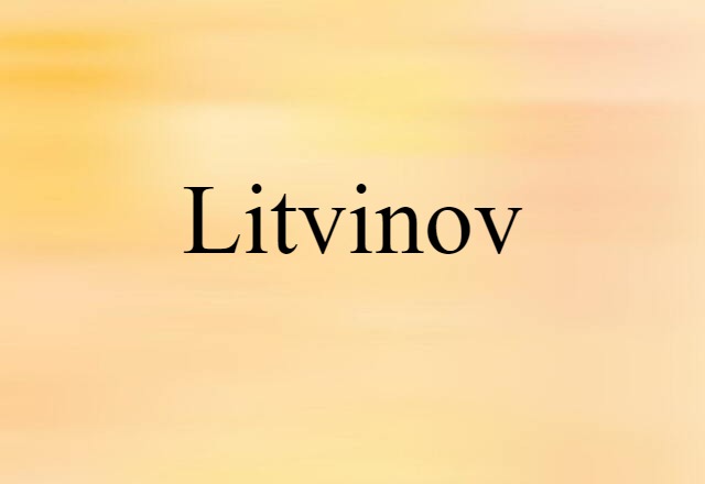 Litvinov