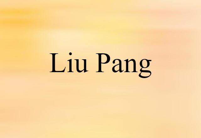 Liu Pang