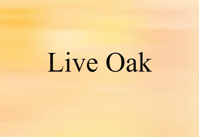 live oak