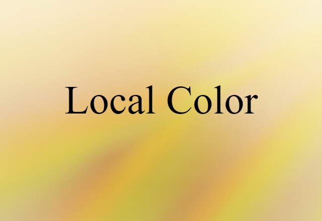 local color