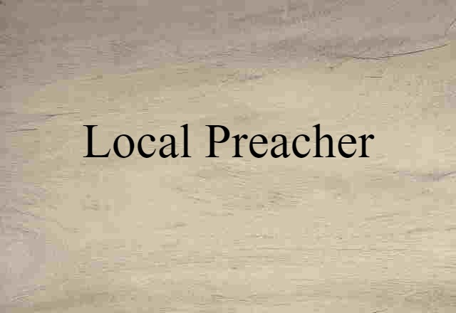 local preacher