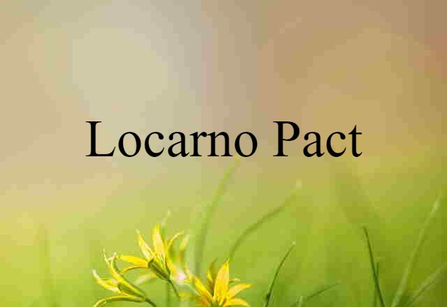 Locarno Pact