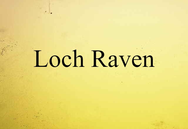 Loch Raven (noun) Definition, Meaning & Examples