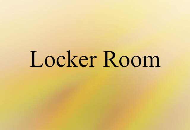 locker room