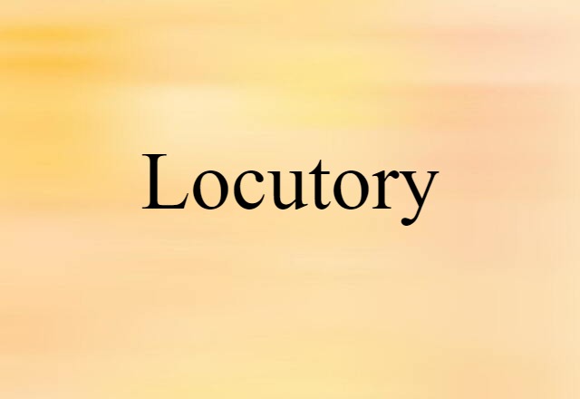 locutory