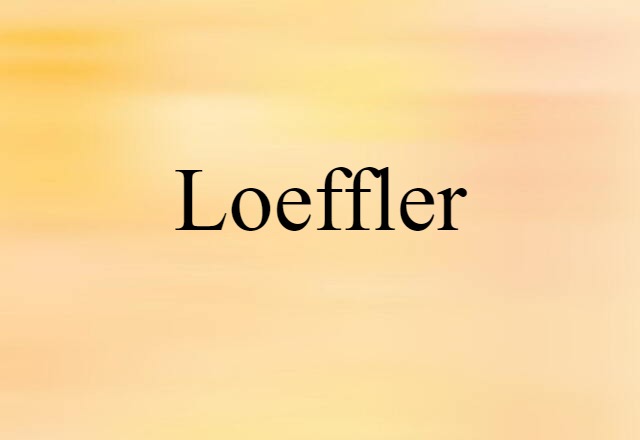 Loeffler