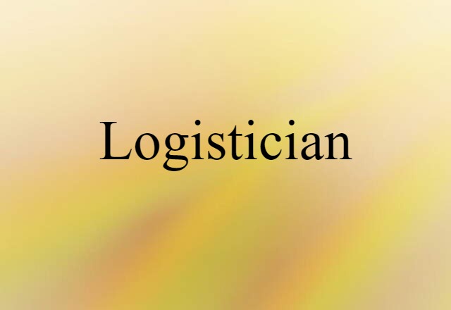 logistician