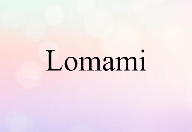 Lomami