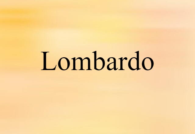 Lombardo