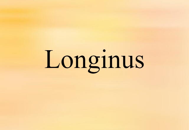 Longinus