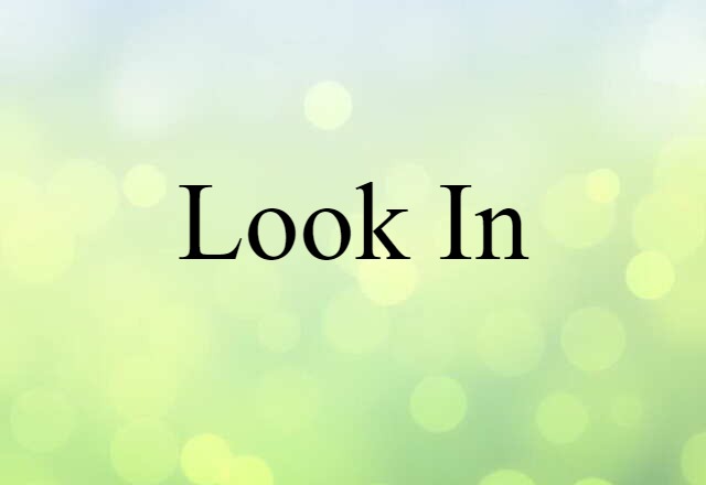 look-in