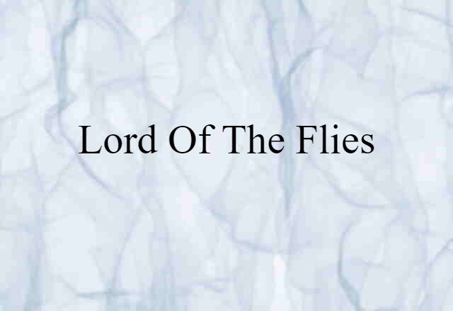 Lord of the Flies