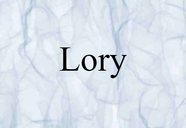 Lory (noun) Definition, Meaning & Examples