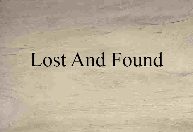 lost and found