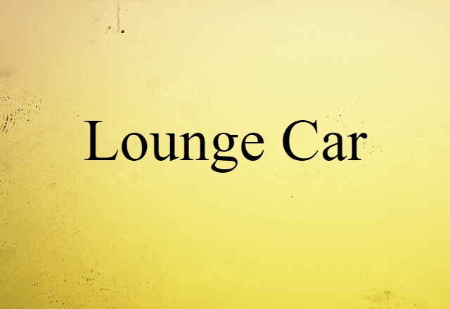 lounge car