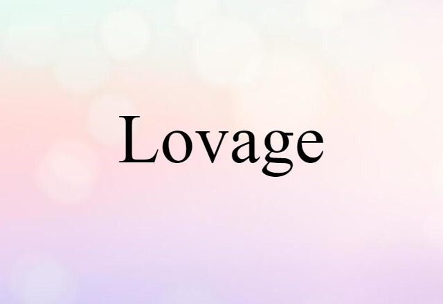 lovage