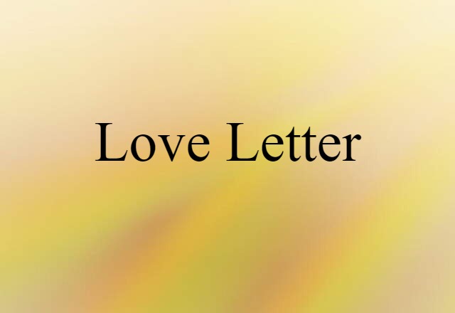 love letter