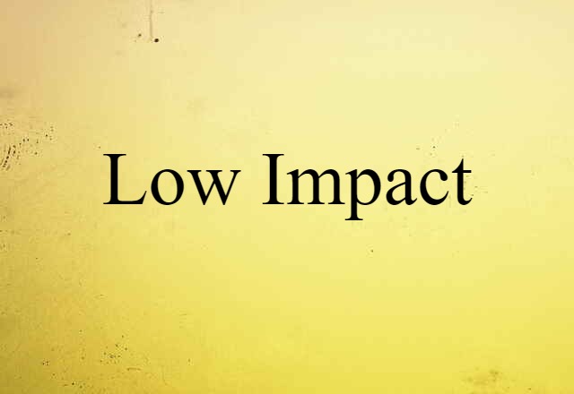 low-impact