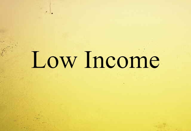 low-income