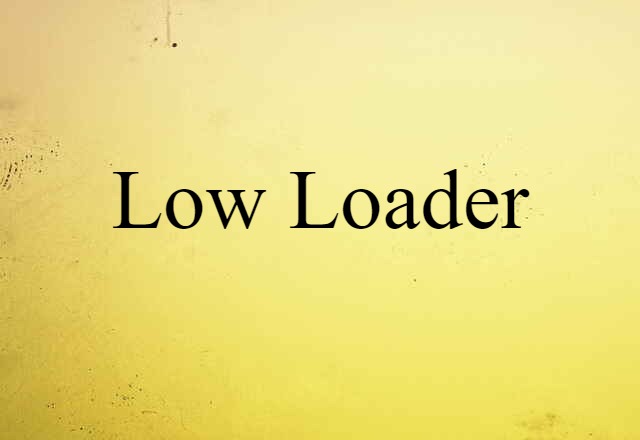 low-loader