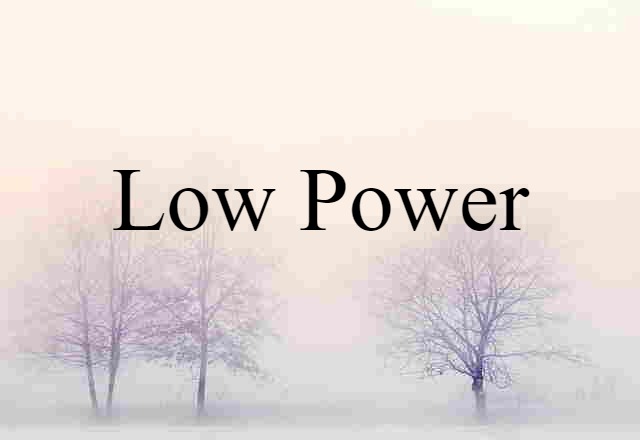 low-power