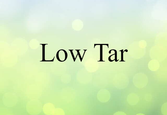 low-tar