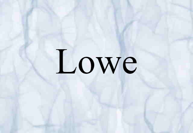 lowe