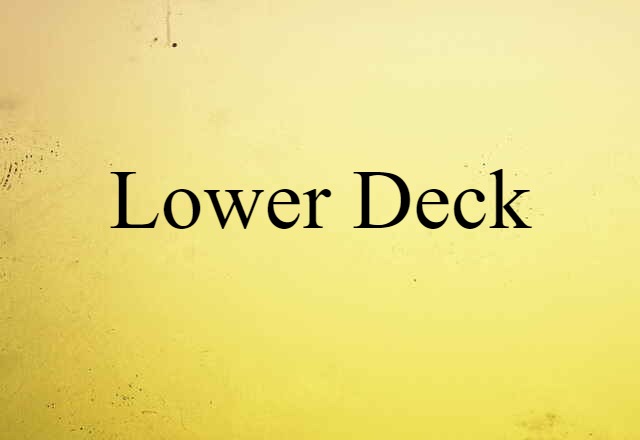 lower deck