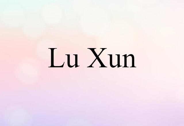 Lu Xun