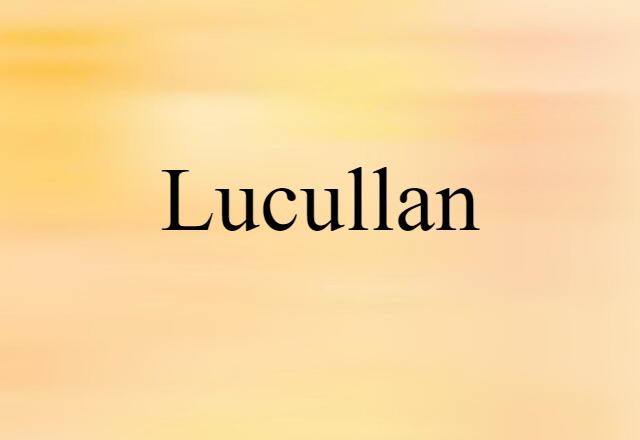 Lucullan