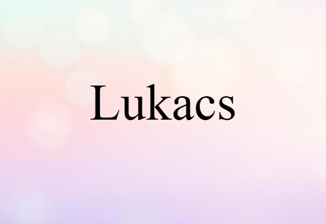 Lukacs