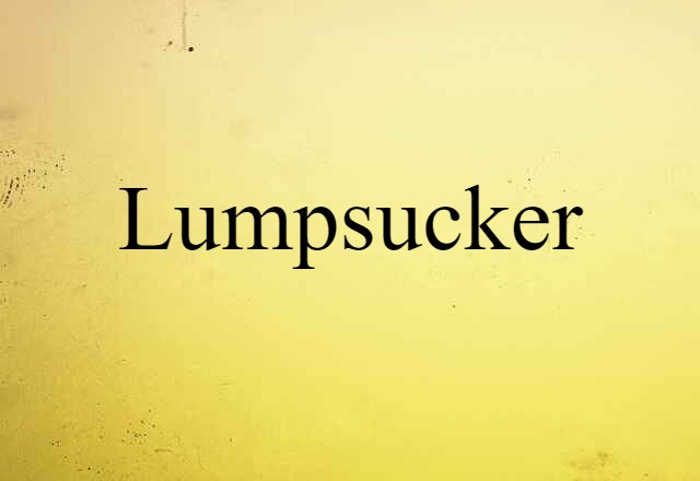 Lumpsucker (noun) Definition, Meaning & Examples