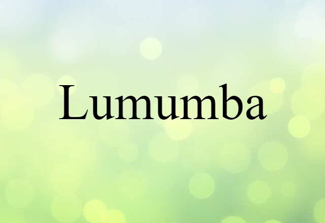 Lumumba