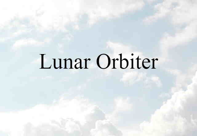 Lunar Orbiter