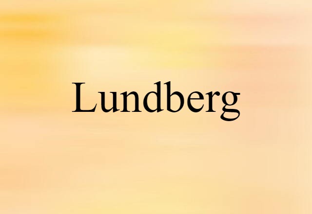 Lundberg