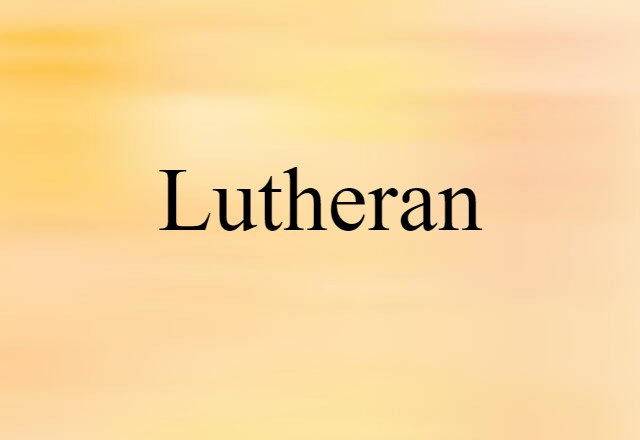 Lutheran