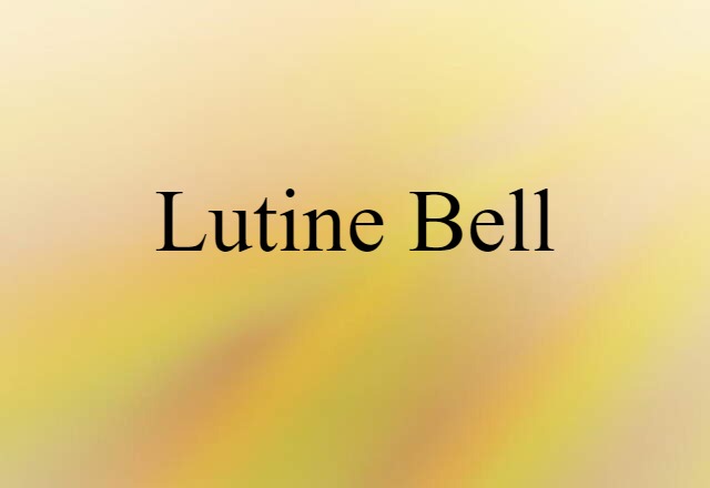 Lutine bell