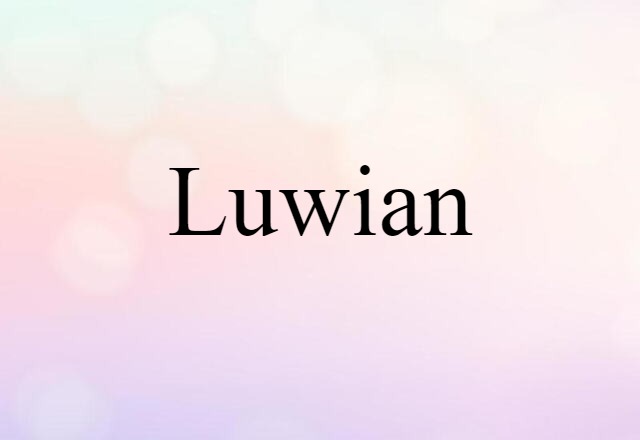 Luwian