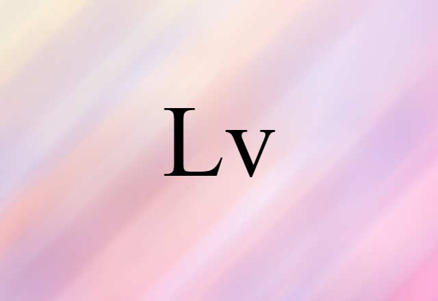 Lv