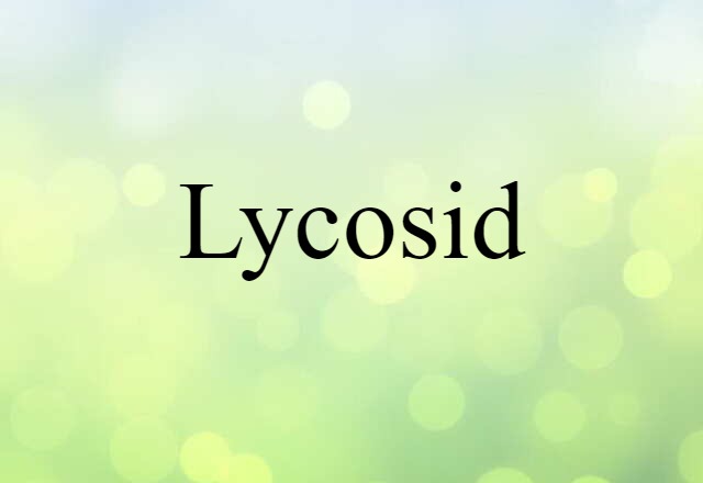 lycosid