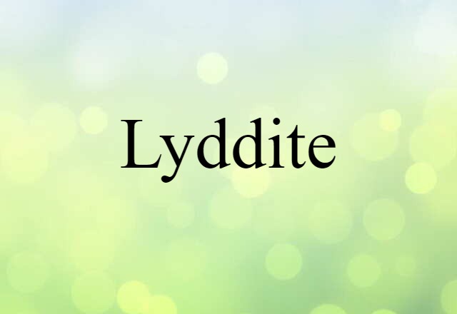 lyddite