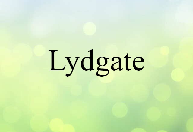 Lydgate