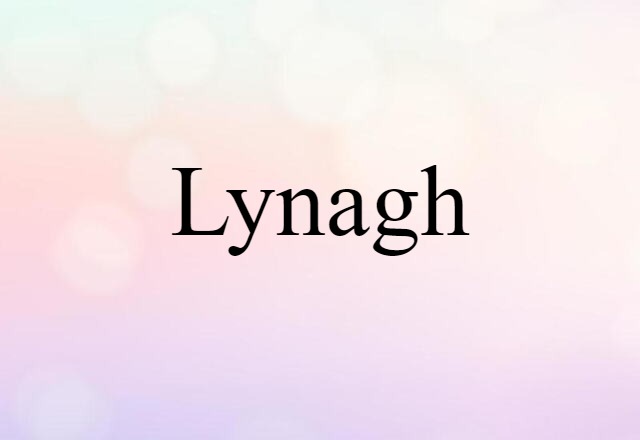 Lynagh (noun) Definition, Meaning & Examples