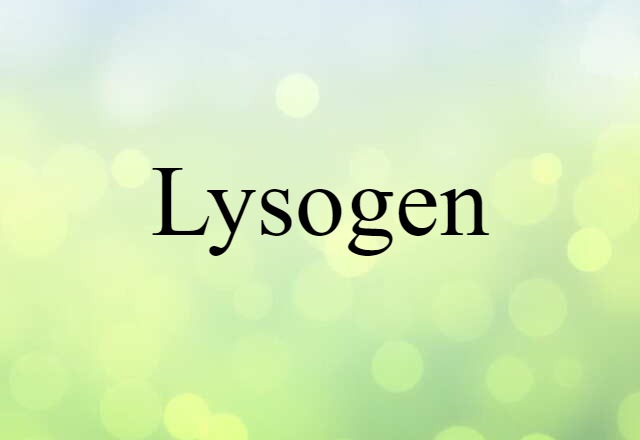 lysogen