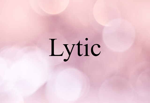 lytic