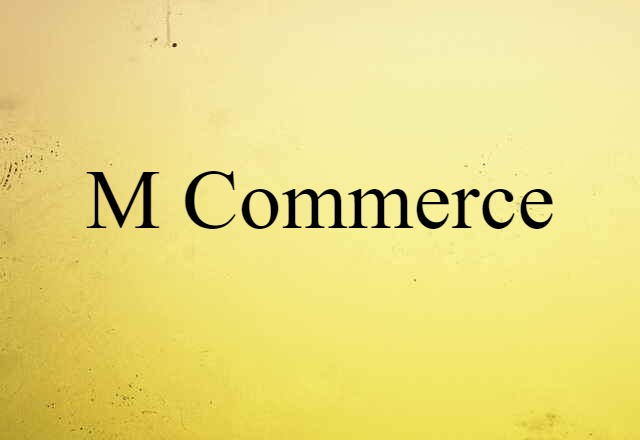 m-commerce